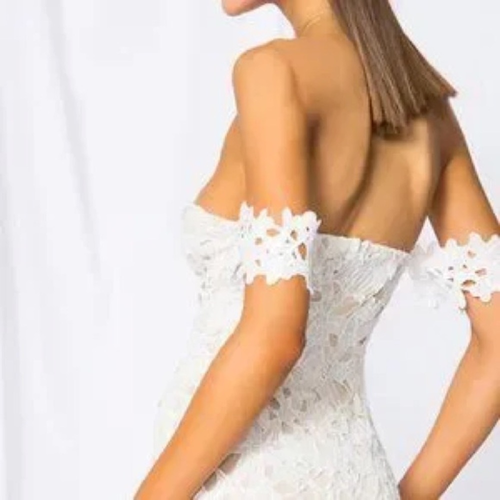 Superdown x Revolve Shannan White Lace Mini Dress NWT Small - Picture 2 of 10